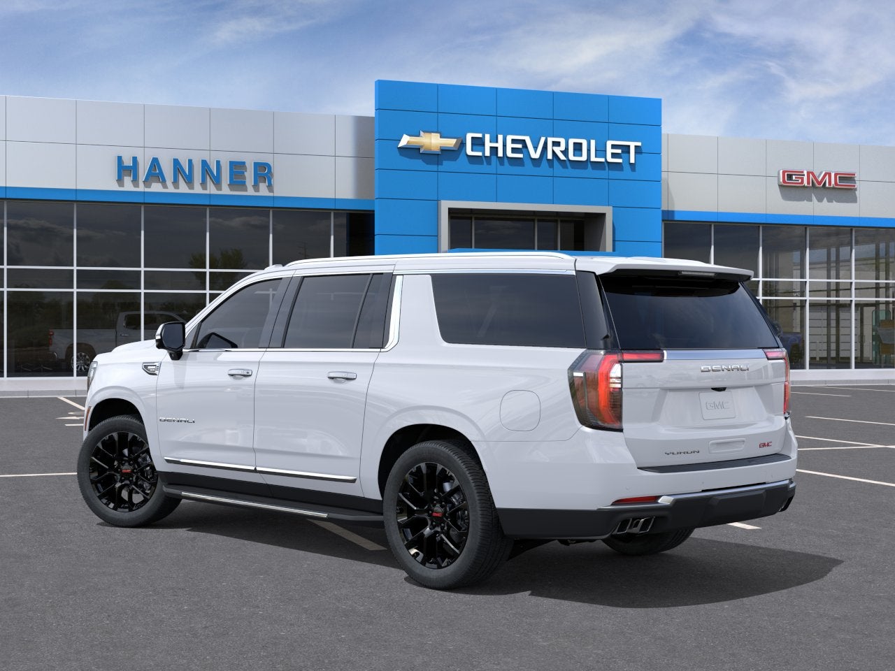2026 GMC Yukon XL — rear three-quarter view