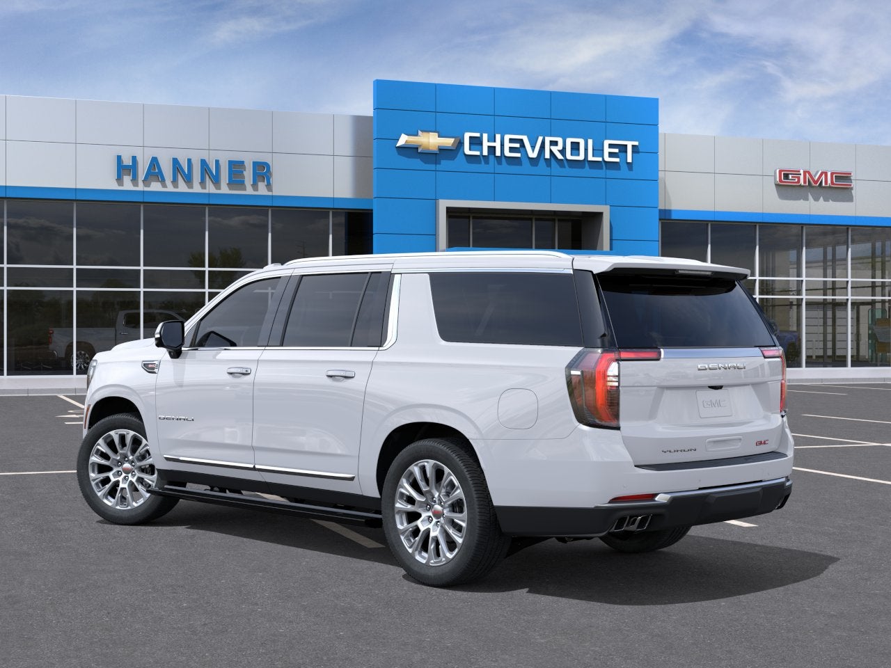 2026 GMC Yukon XL — rear three-quarter view