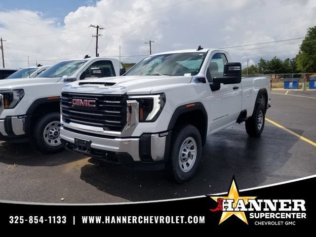 2026 GMC Sierra 3500 HD Pro in Summit White — front three-quarter view