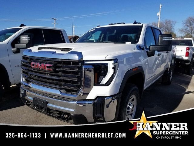 2026 GMC Sierra 2500 HD Pro in Summit White — front three-quarter view