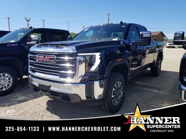 2026 GMC Sierra 2500 HD SLT in Onyx Black — front three-quarter view