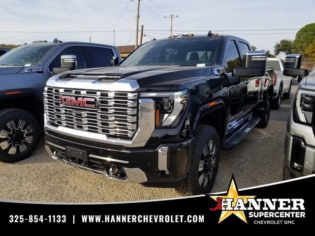 2026 GMC Sierra 2500 HD Denali in Onyx Black — front three-quarter view