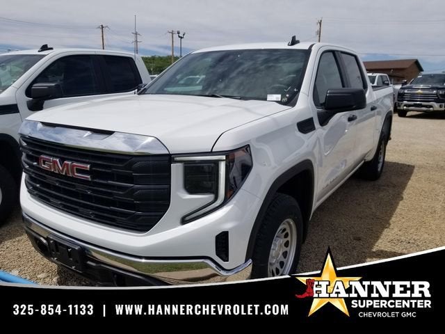 2026 GMC Sierra 1500 Pro in Summit White — front three-quarter view