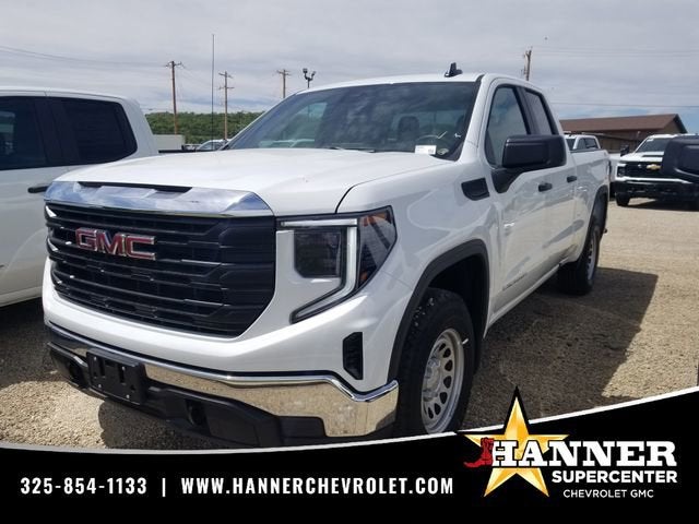 2026 GMC Sierra 1500 Pro in Summit White — front three-quarter view