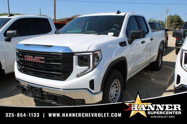 2026 GMC Sierra 1500 Pro in Summit White — front three-quarter view