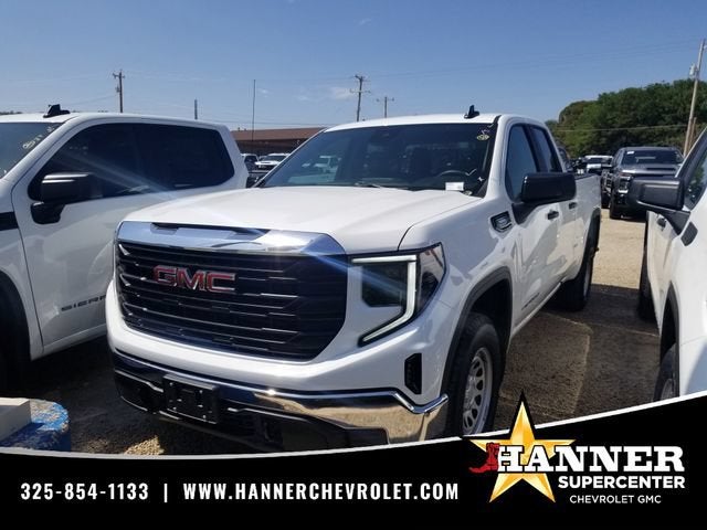 2026 GMC Sierra 1500 Pro in Summit White — front three-quarter view