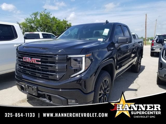 2026 GMC Sierra 1500 Elevation in Onyx Black — front three-quarter view