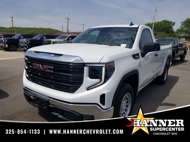 2026 GMC Sierra 1500 Pro in Summit White — front three-quarter view