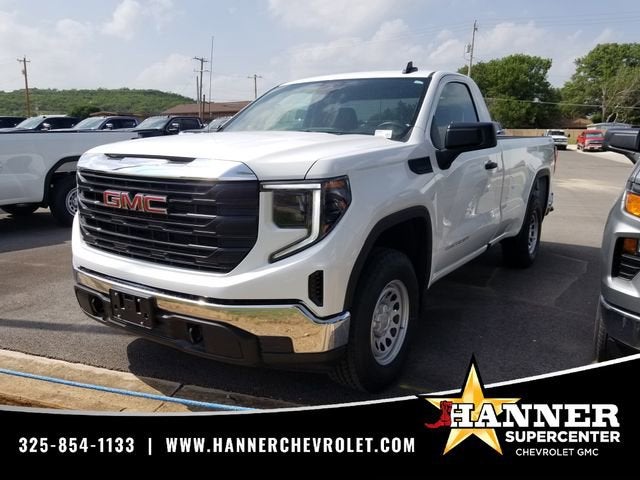 2026 GMC Sierra 1500 Pro in Summit White — front three-quarter view