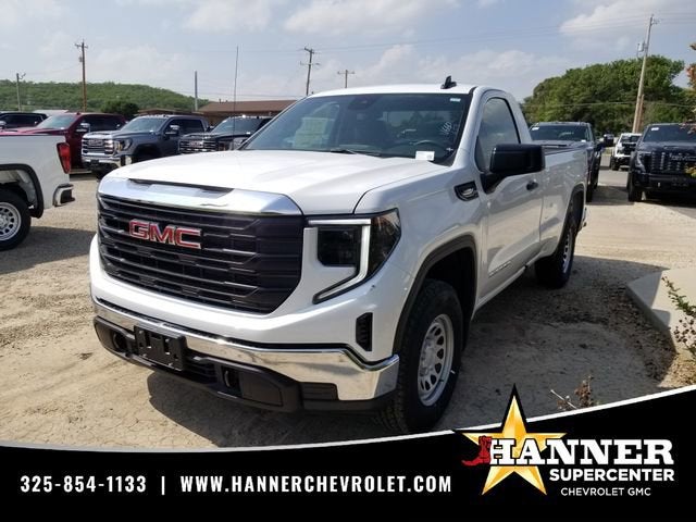 2026 GMC Sierra 1500 Pro in Summit White — front three-quarter view